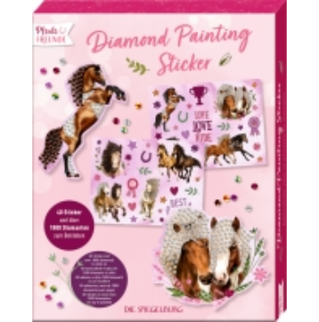 Die Spiegelburg Diamond Painting Sticker - Pferdefreunde