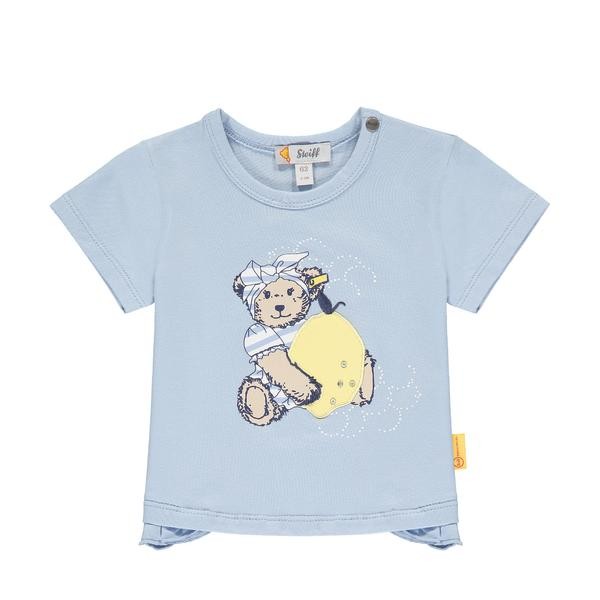 Steiff T-Shirt kurzarm hellblau