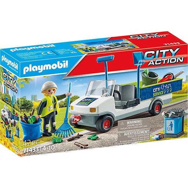 PLAYMOBIL® Stadtreinigung mit E-Fahrzeug