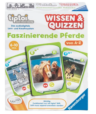 Ravensburger tiptoi 00079 Wissen und Quizzen: Faszinierende Pferde