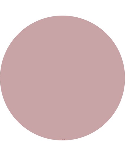 Old Pink | Runde Bodenmatte
