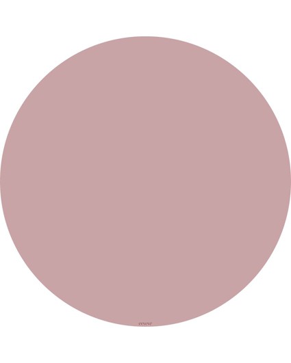 Old Pink | Runde Bodenmatte