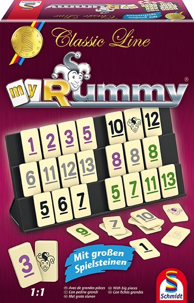 Schmidt Spiele Schmidt Spiele Classic Line, MyRummy®, mit großen Spielfiguren