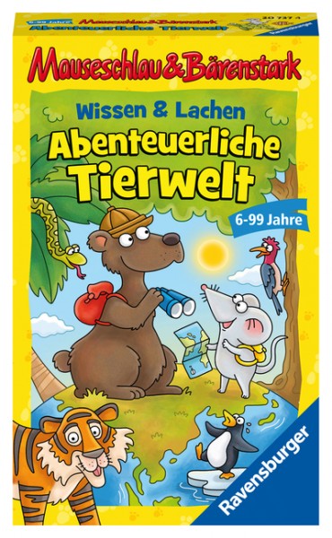 Ravensburger Mauseschlau&Bärenstark  Wissen und Lachen - Abenteuerliche Tierwelt