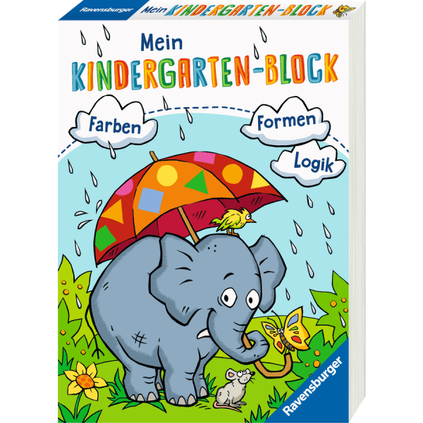 Mein Kindergarten-Block: Farben, Formen, Logik