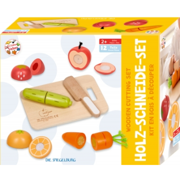 Die Spiegelburg Holz-Schneide-Set Obst & Gemüse - Die Lieben Sieben