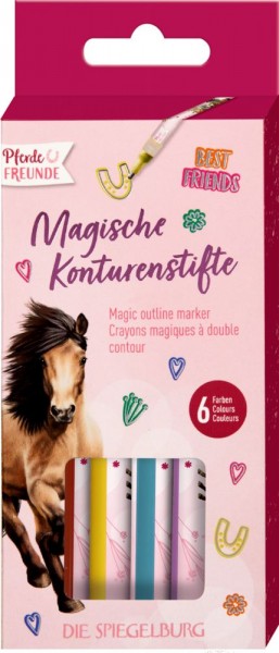 Die Spiegelburg Magische Konturenstifte Pferdefreunde