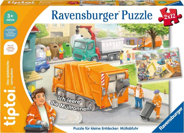 tiptoi® Puzzle für kleine Entdecker: Müllabfuhr