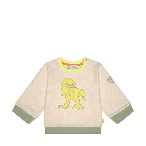 Steiff Sweatshirt ohne Kapuze beige, Größe 56