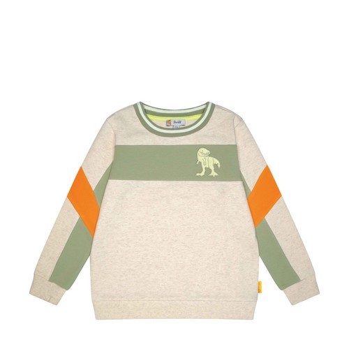 Steiff Sweatshirt ohne Kapuze beige, Größe 104