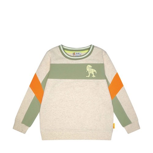 Steiff Sweatshirt ohne Kapuze beige, Größe 104