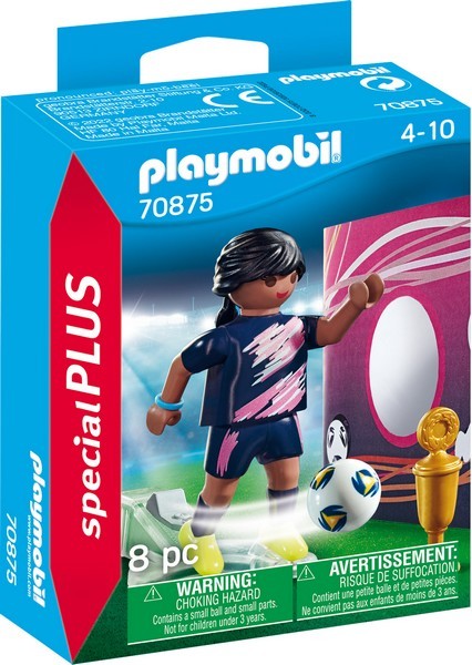 Playmobil PLAYMOBIL® Fußballerin mit Torwand