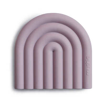 Mushie Beißring "Rainbow Mauve"