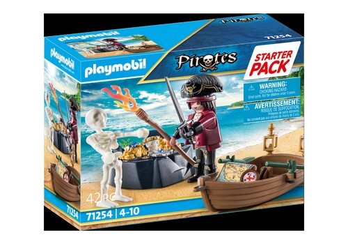 Playmobil PLAYMOBIL® Starter Pack Pirat mit Ruderboot