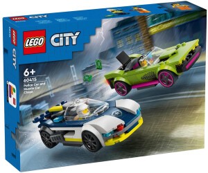 Lego ® Verfolgungsjagd mit Polizeiauto und Muscle Car