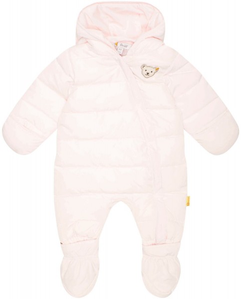 Steppoverall mit abnehmbarem Fuß und Kapuze Bär Gr. 68