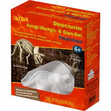 Die Spiegelburg Ausgrabungs- und Gips-Set Triceratops T-Rex World