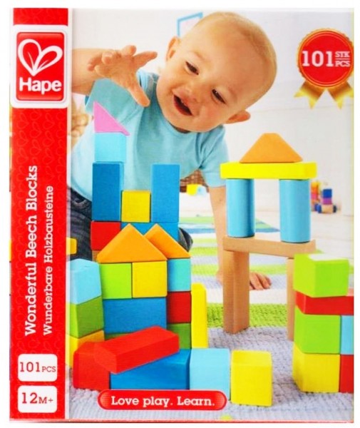 Hape Wunderbare Holzbausteine - 101 Teile