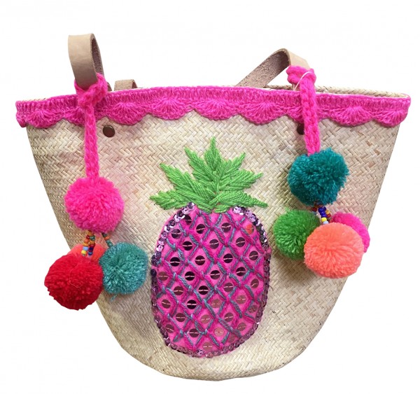 Strohtasche Pineapple von Spinach Mafia