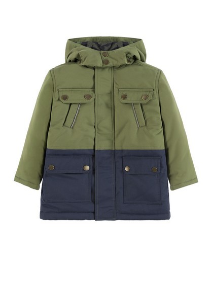 Kanz Parka m. abnehmbarer Kapuze olivine|oliv, Größe 104