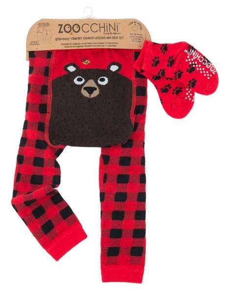 Baby Leggings & Socken Set - Bosley der Bär S