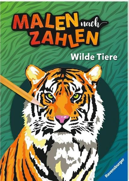 Malen nach Zahlen: Wilde Tiere