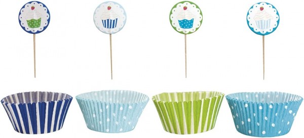 JaBaDaBaDo Cupcakeset blau