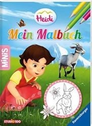 Ravensburger Minis: Heidi - Mein kunterbunter Malspaß