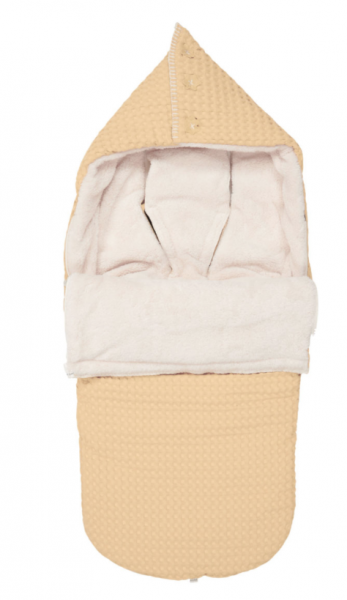 Koeka Buggy Fußsack Waffel/Teddy Oslo One Size sahara/pebble