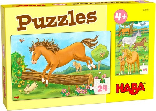 Haba Puzzles Pferde