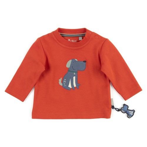 Sigikid Langarm Shirt, Baby orange, Größe 062