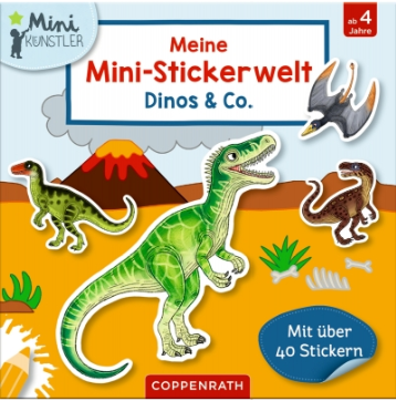 Coppenrath Verlag Meine Mini-Stickerwelt: Dinos & Co. (Mini-Künstler)