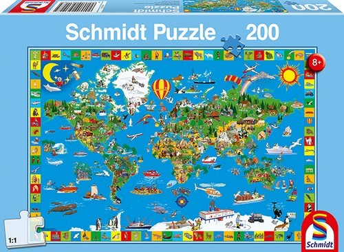 Schmidt Spiele Schmidt Spiele Deine bunte Erde, 200 Teile