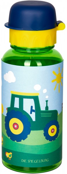 Die Spiegelburg Trinkflasche Traktor (Tritan/ca.0,4l) "Wenn ich mal groß..."