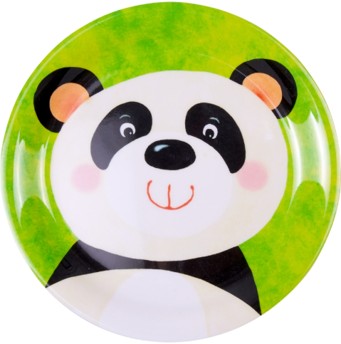 Die Spiegelburg Melamin-Teller Panda - Freche Rasselbande