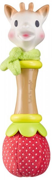 Sophie la girafe® So'Pure - Natur'soft Rassel / Naturkautschuk + Bio-Baumwolle + Bio-Plastik