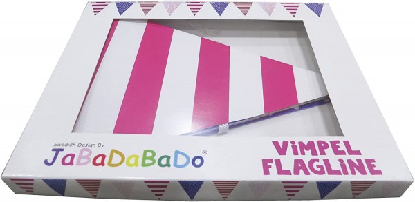 JaBaDaBaDo Flagline Papier pink