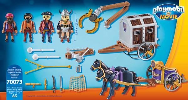 Playmobil PLAYMOBIL® PLAYMOBIL: THE MOVIE Charlie mit Gefängniswagen