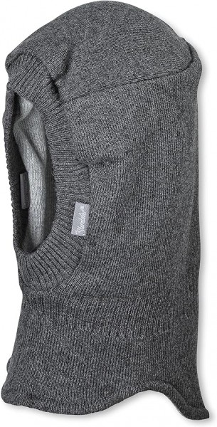 Sterntaler Wende-Strickmütze anthrazit mel.