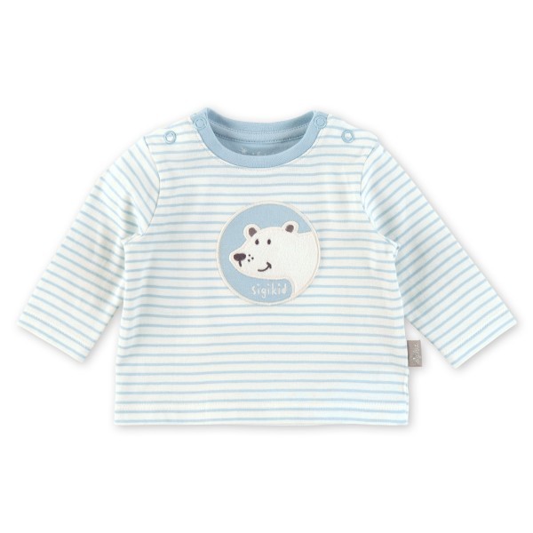 Sigikid Langarm Shirt, Newborn blau