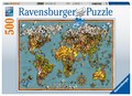 Ravensburger Antike Schmetterling-Weltkarte