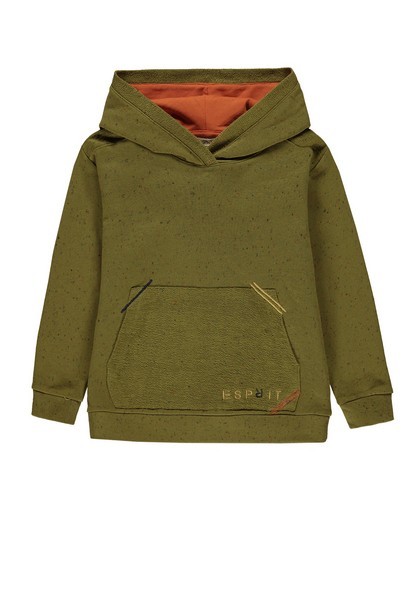 ESPRIT Sweatshirt 1/1 Arm Kapuze leaf green 5|green, Größe 104/110