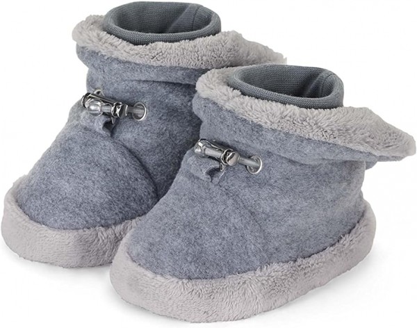 Sterntaler Baby-Schuh silber mel.