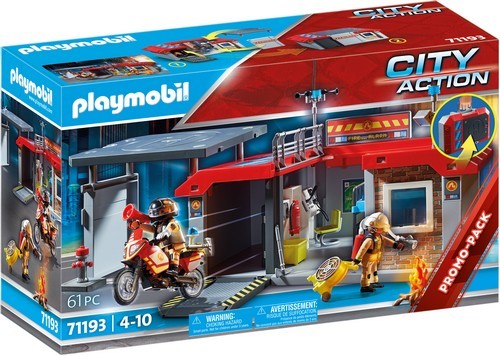 Playmobil PLAYMOBIL® Mitnehm-Feuerwehrstation