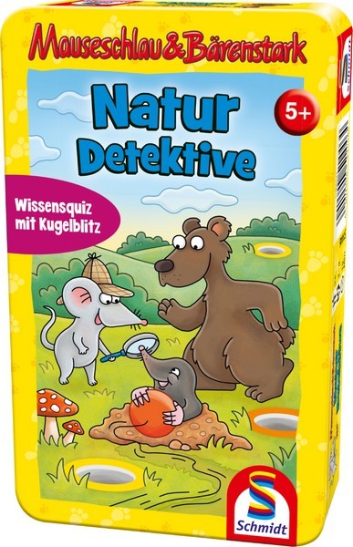 Schmidt Spiele Schmidt Spiele Mauseschlau & Bärenstark, Naturdetektive
