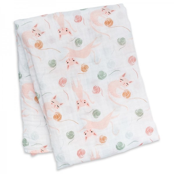 Muslin Swaddle Mulltuch - Kitty