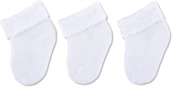 Sterntaler Erstlingssöckchen 3er-Pack weiss