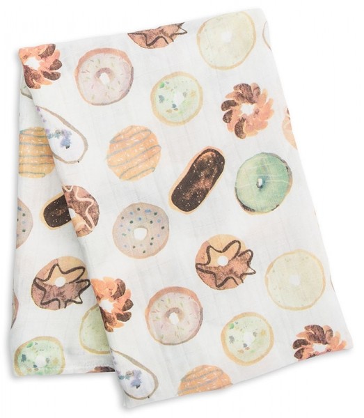 Bamboo Swaddle Blanket - Donuts