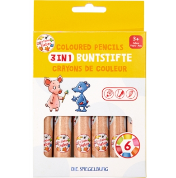Die Spiegelburg 3-in-1 Buntstifte - Die Lieben Sieben