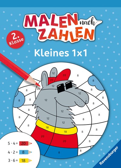 Ravensburger Malen nach Zahlen, 2. Kl.: Kleines 1 x 1